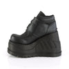 STOMP-15 Plateau Stiefeletten Schwarz von DemoniaCult – Ansicht 3