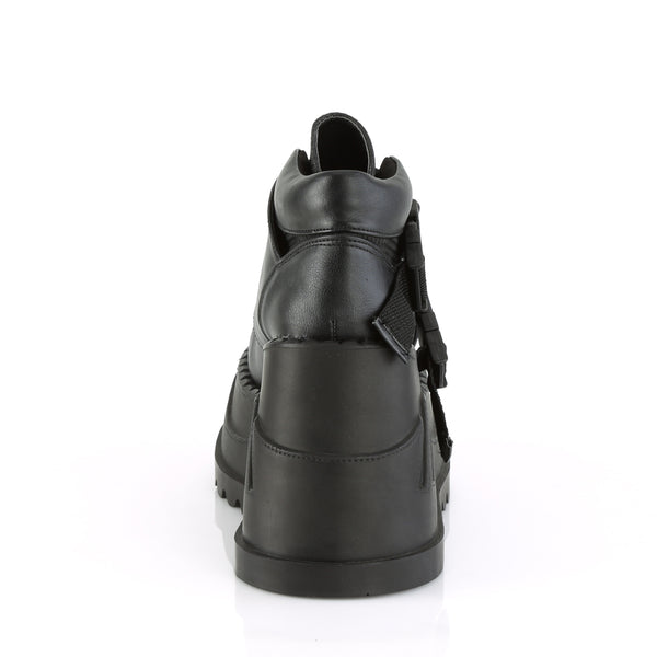 STOMP-15 Plateau Stiefeletten Schwarz von DemoniaCult – Ansicht 4