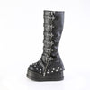 STOMP-223 - Plateau Stiefel - Schwarz Matt von DemoniaCult – Ansicht 3