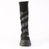 STOMP-228 Plateau Stiefel - Schwarz Matt von DemoniaCult – Ansicht 2