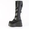 STOMP-228 Plateau Stiefel - Schwarz Matt von DemoniaCult – Ansicht 3