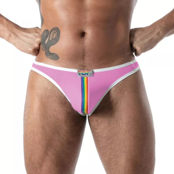 Pinker Pride Joyful-String von TOF Paris – Ansicht 4