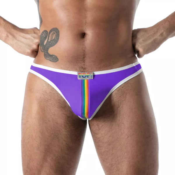 Lila Pride Joyful-String von TOF Paris – Ansicht 4