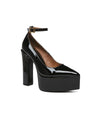 STYLET Plateau Sandaletten Schwarz Lack | Giaro SALE
