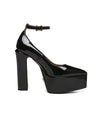 STYLET Plateau Sandaletten Schwarz Lack | Giaro SALE