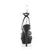 SULTRY-638 Plateau Sandaletten - Schwarz Lack von Fabulicious – Ansicht 4