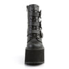SWING-103 Plateau Stiefeletten Schwarz von DemoniaCult – Ansicht 2