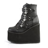 SWING-103 Plateau Stiefeletten Schwarz von DemoniaCult – Ansicht 3