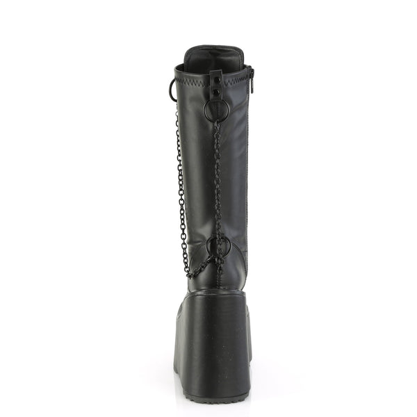 SWING-150 Plateau Stiefel - Schwarz von DemoniaCult – Ansicht 4