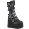 SWING-230 Plateau Stiefel - Schwarz Matt von DemoniaCult