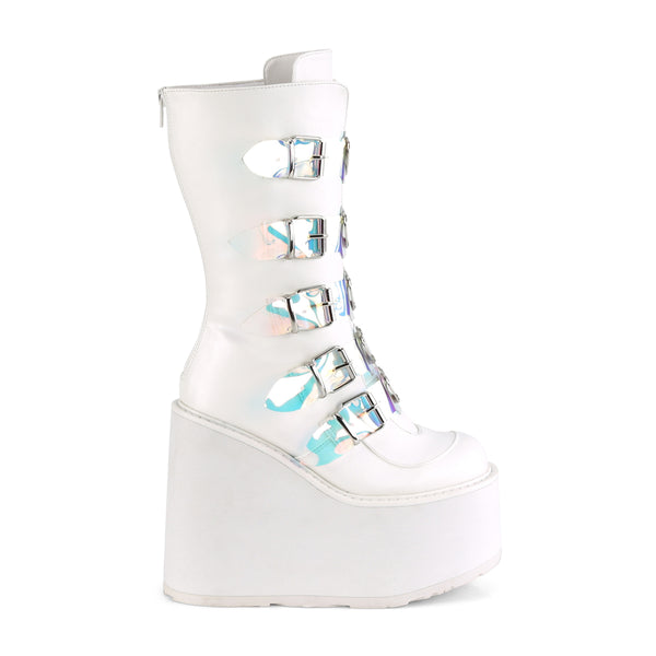 SWING-230 Plateaustiefel Weiss von DemoniaCult – Ansicht 5