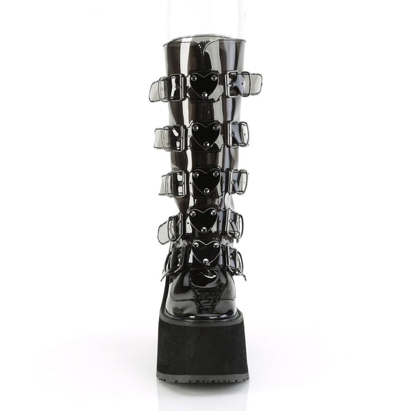 SWING-230C Plateau Stiefel - PVC Schwarz von DemoniaCult – Ansicht 2