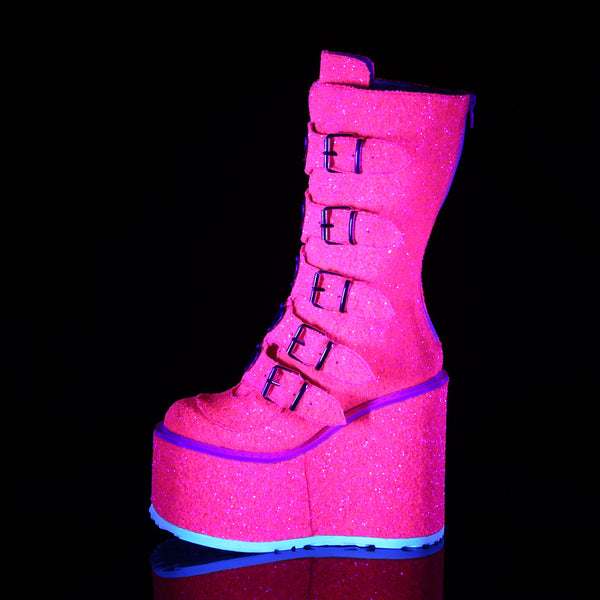 SWING-230G Plateaustiefel Pink von DemoniaCult – Ansicht 3