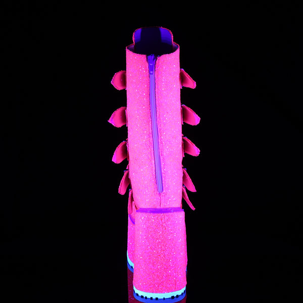 SWING-230G Plateaustiefel Pink von DemoniaCult – Ansicht 4