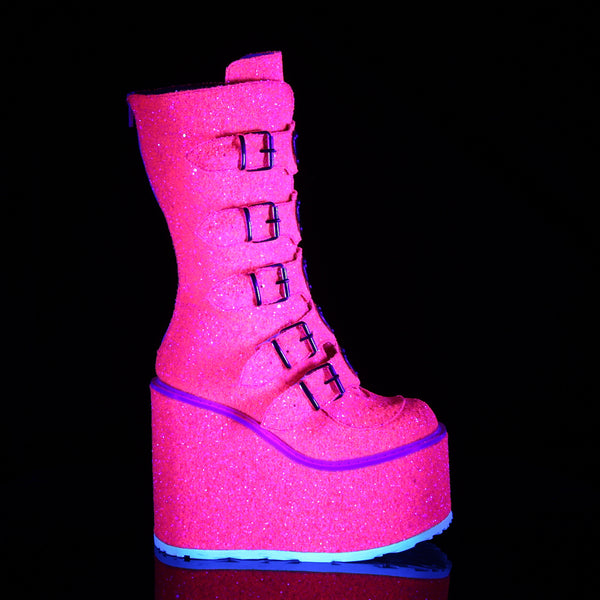 SWING-230G Plateaustiefel Pink von DemoniaCult – Ansicht 5