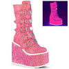 SWING-230G Plateaustiefel Pink von DemoniaCult