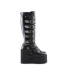 SWING-815 Plateau Stiefel - Schwarz Matt von DemoniaCult – Ansicht 5
