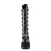 SWING-815 Plateau Stiefel - Schwarz Lack von DemoniaCult – Ansicht 2
