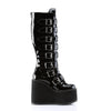 SWING-815 Plateau Stiefel - Schwarz Lack von DemoniaCult – Ansicht 5