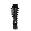 SWING-815 Plateau Stiefel - Schwarz Velour von DemoniaCult – Ansicht 2