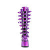 SWING-815 Plateau Stiefel - Violett Lack/Holo von DemoniaCult – Ansicht 2