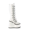 SWING-815 Plateau Stiefel - Weiss Lack von DemoniaCult – Ansicht 5