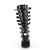 SWING-815WC (Weitschaft) Plateau Stiefel - Schwarz Lack von DemoniaCult – Ansicht 2