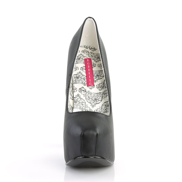 TEEZE-06 Plateau Pumps Schwarz von Bordello – Ansicht 2