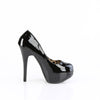 TEEZE-06 Plateau Pumps Lack Schwarz von Bordello – Ansicht 5