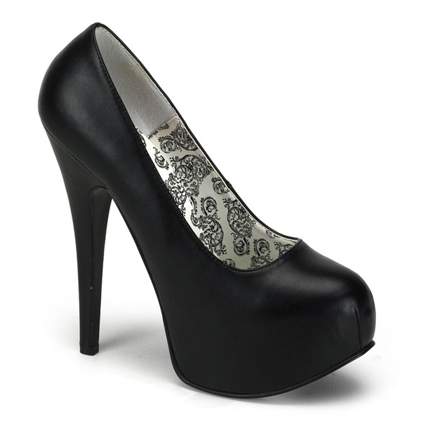 TEEZE-06 Plateau Pumps Schwarz von Bordello