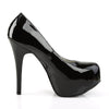 TEEZE-06W Plateau Pumps Schwarz von Pleaser Pink Label – Ansicht 5