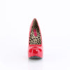 TEEZE-06W Plateau Pumps - Rot von Pleaser Pink Label | – Ansicht 2