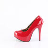 TEEZE-06W Plateau Pumps - Rot von Pleaser Pink Label | – Ansicht 3