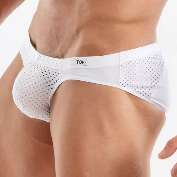 Männer Bikini - Atmungsaktiv & Stretch für perfekten Sitz Weiß | TOF Paris