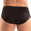 Herren Slips Microfaser Atmungsaktiv Low-Rise Komfort Schwarz | TOF Paris