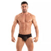 Herren Slips Microfaser Atmungsaktiv Low-Rise Komfort Schwarz | TOF Paris