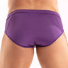 Herren Slip Microfaser Atmungsaktiv mit Komfort-Beutel - Lila | TOF Paris