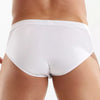 Herren Slip Mikrofaser Weiß - atmungsaktiv & figurbetont | TOF Paris