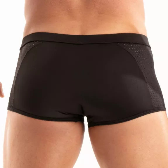Herren Boxer Shorts - Atmungsaktiv & Eleganter Low-Rise Schnitt, Schwarz | TOF Paris