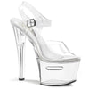 TIPJAR-708-2 Plateau Sandaletten schwarz von Pleaser