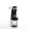 TIPJAR-708-5 Plateau Sandaletten Transparent/Schwarz von Pleaser – Ansicht 2