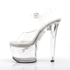 TIPJAR-708-5 Plateau Sandaletten transparent von Pleaser – Ansicht 3