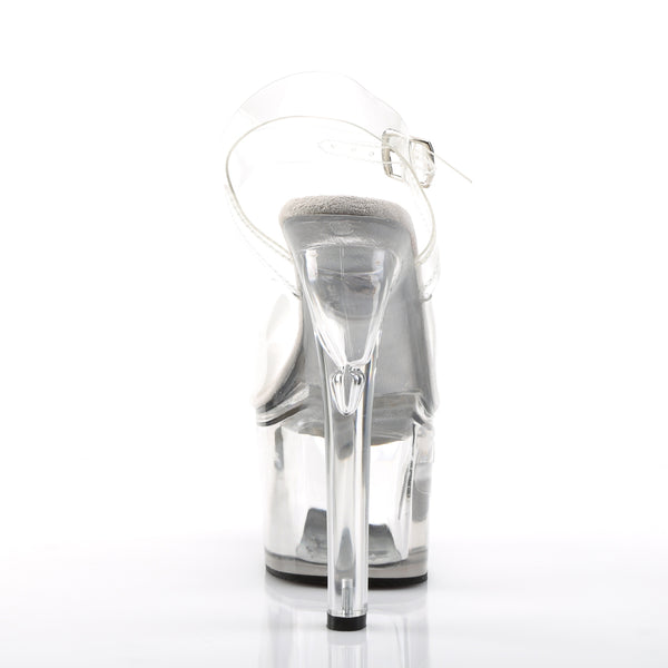 TIPJAR-708-5 Plateau Sandaletten transparent von Pleaser – Ansicht 4