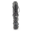 TORMENT-156 Plateau Stiefel Schwarz Matt von DemoniaCult – Ansicht 2