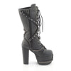 TORMENT-156 Plateau Stiefel Schwarz Matt von DemoniaCult – Ansicht 5