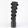 TRANSFORMER-800 Plateau Stiefel - Schwarz Matt von DemoniaCult – Ansicht 4