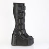 TRANSFORMER-800 Plateau Stiefel - Schwarz Matt von DemoniaCult – Ansicht 5