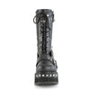 TRASHVILLE-250 Plateau Stiefel - Schwarz Matt EUR 36 | DemoniaCult SALE