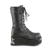 TRASHVILLE-250 Plateau Stiefel - Schwarz Matt EUR 36 | DemoniaCult SALE