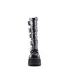 TRASHVILLE-518 Plateau Stiefel Schwarz Matt von DemoniaCult – Ansicht 2